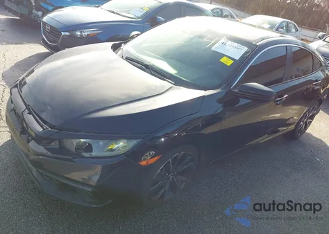 2019 Honda Civic Sport из США, поврежденный, VIN 2HGFC2F83KH567345